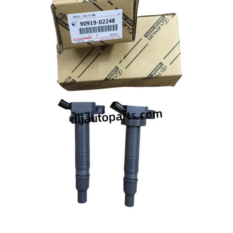 Ateşleme tizimi 90919-02248 TOYOTA VITZ, RACTIS, COROLLA AXIO, FIELDER, DYNA, TOYOACE, LEXUS IS uchun avtomobil ateşleme bobini